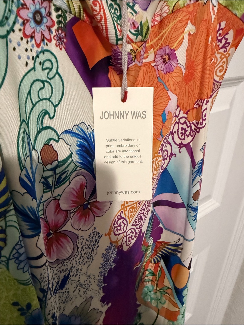 Johnny Was Gigianna Slip Dress: McDreamer Print - Picture 5 of 7